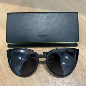 Fendi Black Oversized Sunglasses